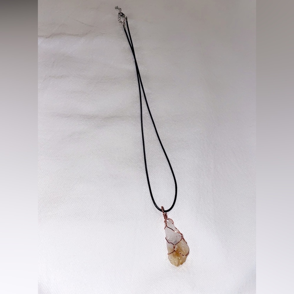 Crystal necklace not used